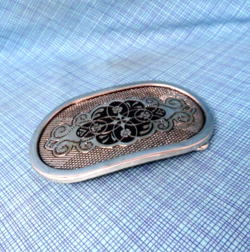 Classic Western Belt Buckle Cowboy Cowgirl Scroll Flourish Vintage 90s .SHY092 - Picture 5 of 7
