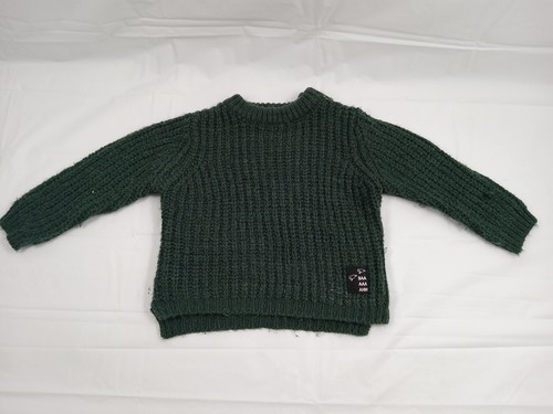 Zara Baby Knit Wear 2-3 Years Green Pullover Sweater