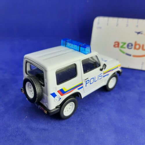 Suzuki Jimny Samurai Policía Malasia 1969 Año 1/43 Escala Diecast Modelo Coche - Imagen 11 de 13