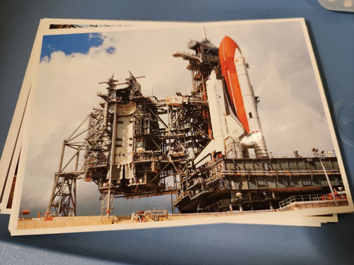 Vintage Impact Columbia Space Shuttle 12 Laser Fotodrucke Set JBx39 - Bild 7 von 15