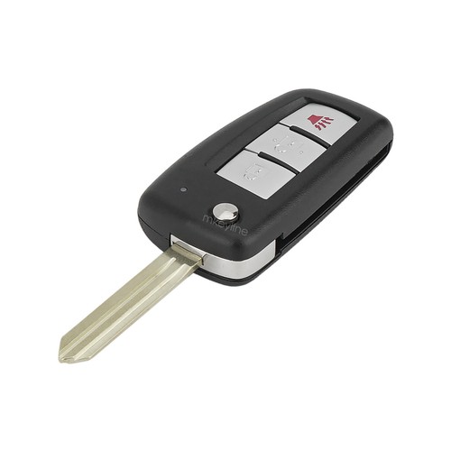 Para Nissan Rogue 2014-2020 3Btn Abatible SIN CORTAR Llave Control Remoto Carcasa Estuche CWTWB1G767 - Imagen 4 de 7