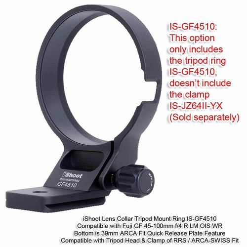 Trípode Clamp Tripod Ring Lens para Fuji GF 45-100mm f/4 R LM OIS WR - Imagen 8 de 14