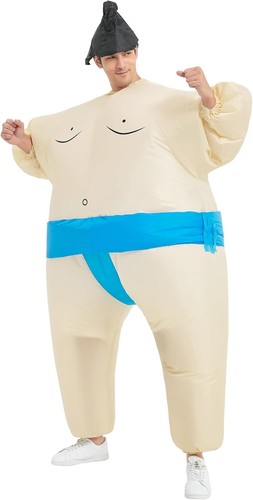 Inflatable Sumo Wrestling Fat Suits Adult Blow Up Wrestler Suit Party Halloween - Picture 25 of 54