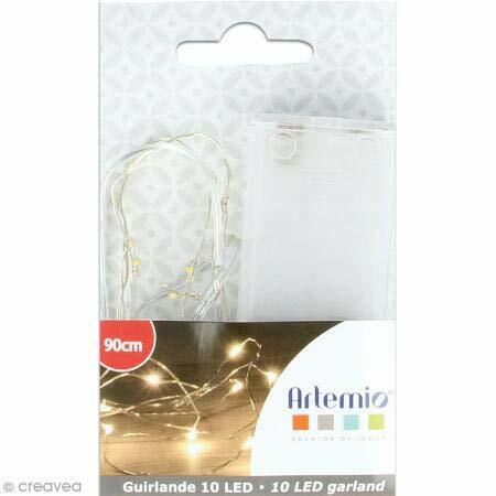 10 LED KUPFER KRANZ - 90 CM - Bild 1 von 2