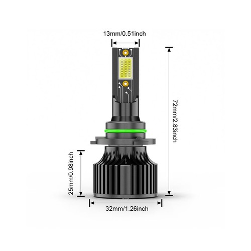 2PCS 9006 LED Headlight Kit Super Bright Low Beam For GMC Envoy 2002-2009 - Picture 13 of 13