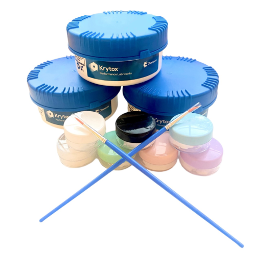 Krytox GPL 205 G2 Performance Fluorinated Synthetic PFPE/PTFE Grease 10g + Brush - Picture 3 of 4