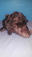 Vintage Russ Berrie Tyrone Triceratops Zonies Earth Zone DINOSAUR Plush 1996 15"