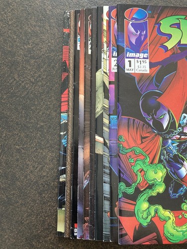 SPAWN #1 2 3 4 7 41 44 NEWSSTAND RUN BIBLE BATMAN MCFARLANE SET LOT 1992 IMAGE🔥 - Picture 11 of 12