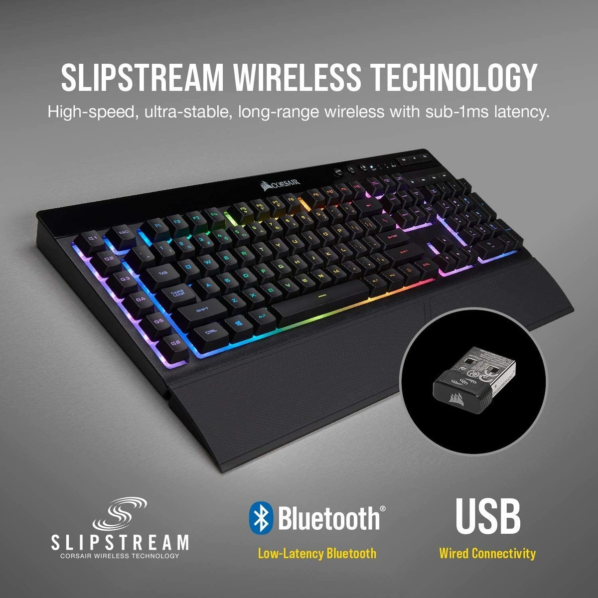 Corsair K57 RGB WIRELESS ゲーミングキーボード K57 RGB WIRELESS Gaming Keyboard (NA)