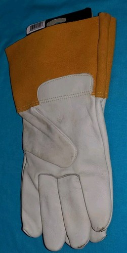 Tillman 1350 Unlined Top Grain Cowhide MIG Welding Gloves 4" Cuff Large FREE S&H - Picture 5 of 7