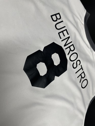 Zenni Mambas #8 Basketball Blk & Wht Jersey Mens Size M Buenrostro Reversible - Picture 13 of 13