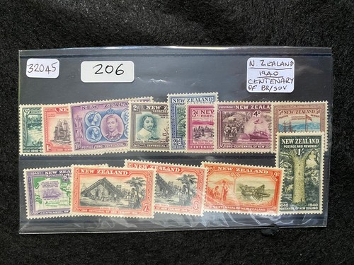 New Zealand 1940 13v Set Sovereignty Mint Hinged (206)