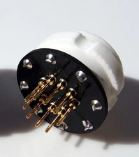 GARAGE1217 6SN7 TO 5670 / 396A TUBE SOCKET ADAPTER - OUTSTANDING BUILD QUALITY!