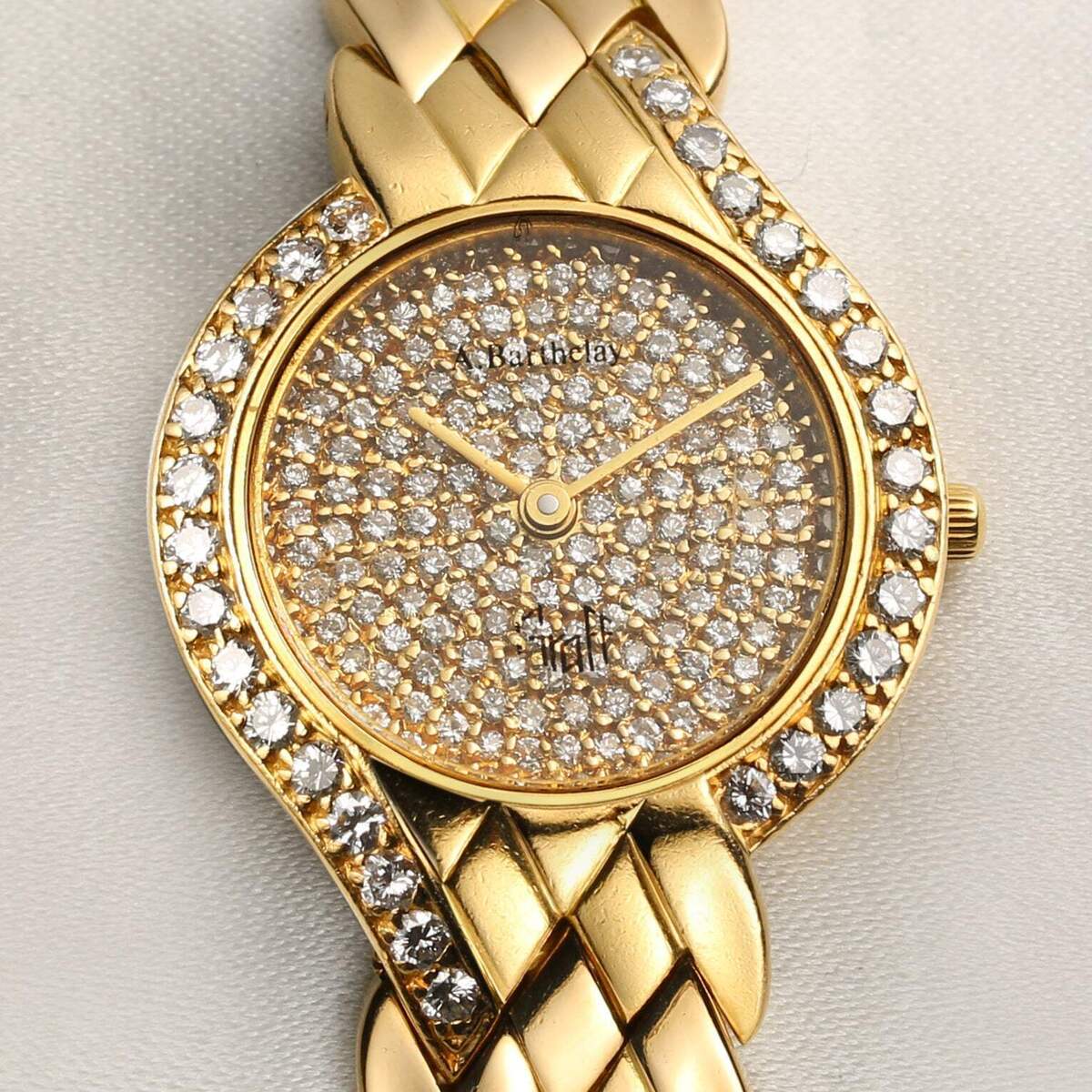Alexis Barthelay Lady Watch Tank Gold Plated Rare Mechanical
