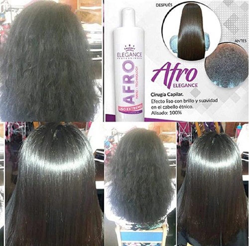 CIRUGÍA CAPILAR ELEGANCE AFRO 480ML PARA CABELLOS ETNICO Y AFROS - Imagen 3 de 7