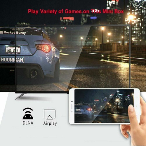 H96 Max Android 9.0 Smart TV Box 32/64G Quad Core 4K HD 5.8GHz WiFi Media Player - Picture 7 of 12