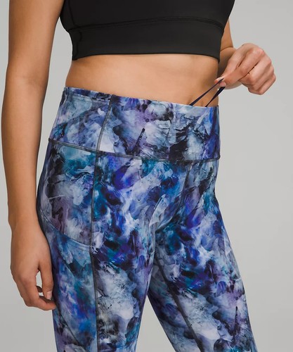 Luluemon Fast Free Tight Women's Size 4 Chromasphere Multi CHM3 25" - Picture 6 of 7
