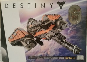 Mega Bloks Construx Destiny Arcadia Jumpship Building Toy Excellent Condition