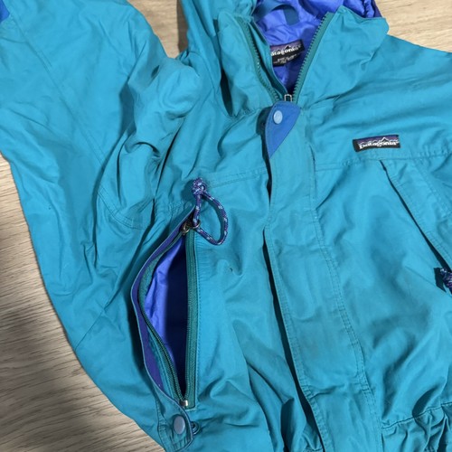 Vintage Patagonia Kids One Piece Snowsuit Medium Teal - Picture 4 of 5