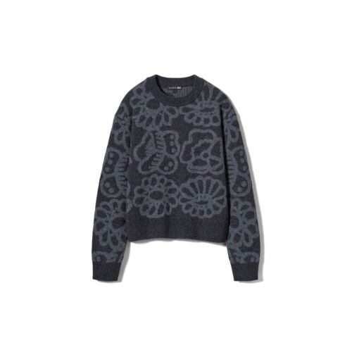 UNIQLO x marimekko collection Lambswool Sweater 472906 XS-3XL Japan 2024 AW New - Picture 2 of 8