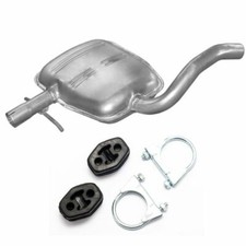 Auspuff Mittelschalldämpfer  fur VW Golf 3 Hatchback Cabrio 1,6 2,0 +Montagesatz