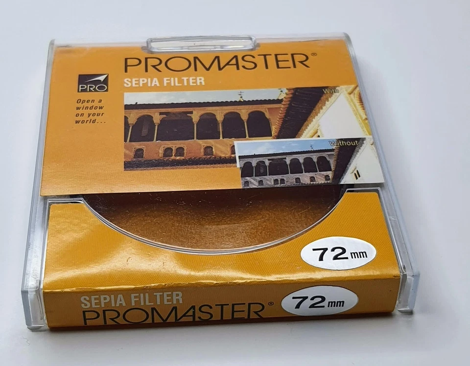 Pro 72mm Special Effect Sepia Lens Filter Old Tyme For Film Digital Black White - Image 4 of 4