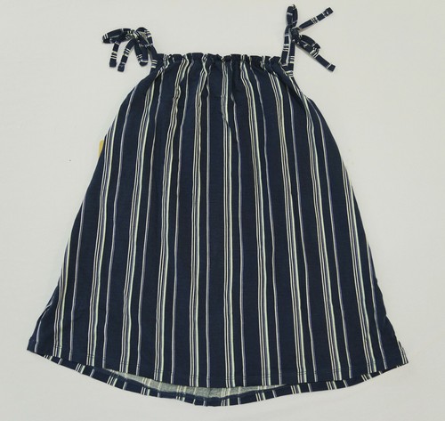 Bixby Nomad Girl's Striped Button Swing Tank LV5 Blue/White Large (12-14) NWT - Picture 3 of 3
