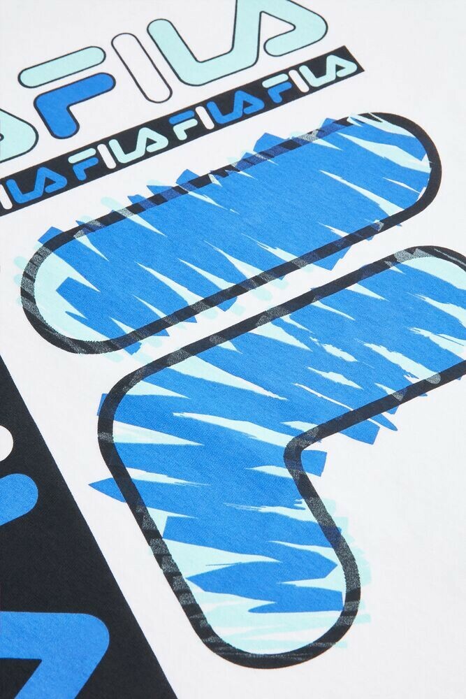 T shirt grafica bianca FILA X Biggie 25° anniversario NUOVA TAGLIA M