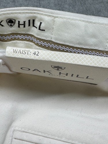 Oakhill Mens Shorts Stretch White 42 NWT - Picture 2 of 9