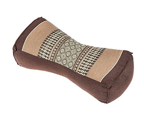 THAI CUSHION BONE SHAPED MASSAGE YOGA CUSHION NECK PILLOW ORGANIC KAPOK100% - Picture 11 of 14