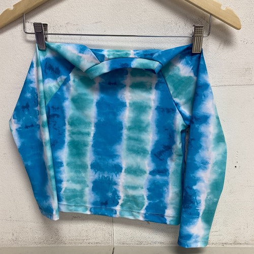 DSG Girls Swim Long Sleeve Top Rash Guard Spring Tie Dye DSG8114PRTZ New - Picture 1 of 5