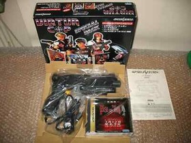 BOXED VIRTUA COP SPECIAL PACK BUNDLE 3 GAMES + VIRTUA GUN SEGA SATURN JAP IMPORT
