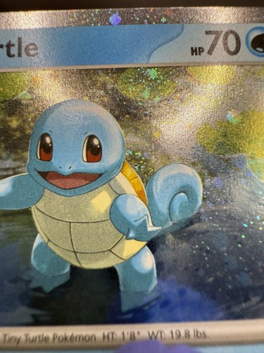 Squirtle 048 - Scarlet & Violet Promo - Cosmos Holo (Mini Galaxy Swirl) - Picture 5 of 5