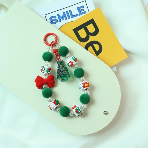Christmas Phone Lanyard Colorful Phone Wrist Strap Cute Phone Chain - Photo 7 sur 10