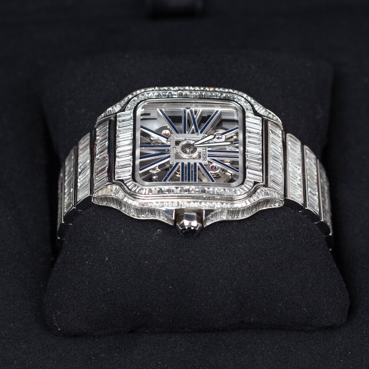 Cartier WHSA0026 Aftermarket Baguette cut Natural Diamonds Cartier WHSA0026 Aftermarket Baguette cut Natural Diamonds