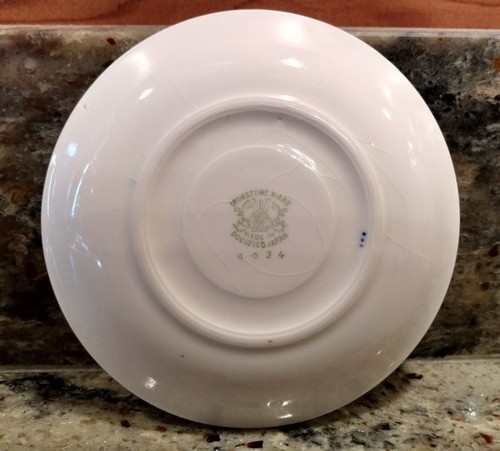 1 VINTAGE IRONSTONE WARE CHINA "OCCUPIED JAPAN" TEA CUP AND SAUCER  - Picture 8 of 10