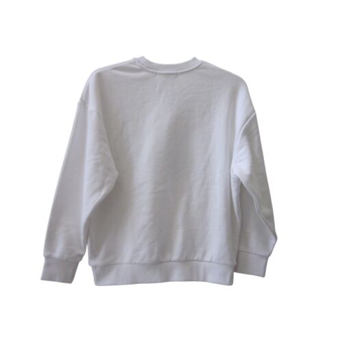 NWT Favorite Daughter White Oversized Crewneck Sweatshirt Sz S - Picture 2 of 3
