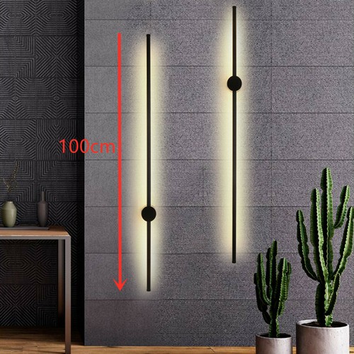 1M Modern LED Wall Light Long Strip Sconce Stairs Bar Linear Wall Lamp Bedroom