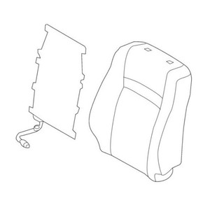 TOYOTA Genuine 71074-42225-B4 Seat Back Cover TOYOTA Genuine 71074-42225-B4 Seat Back Cover