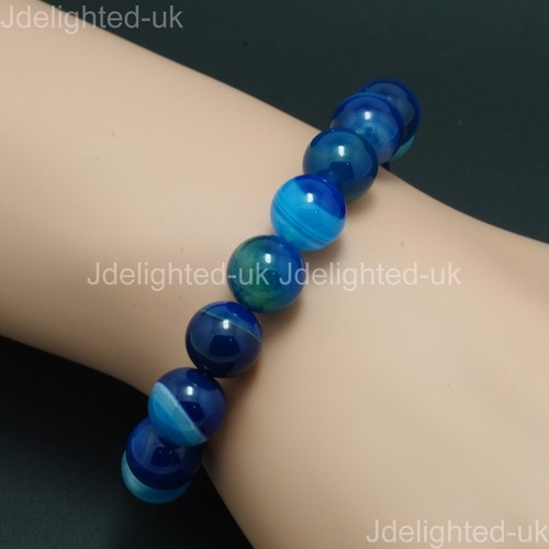 Natural Mixed Gemstone 8mm Round Beads Handmade Stretchy Bracelet Healing Reiki - Picture 17 of 45