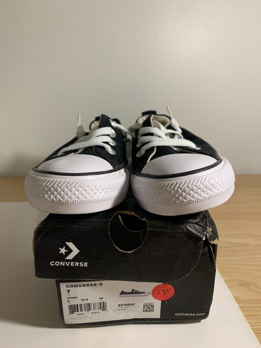 Converse ct shoreline slip 537081c cheap black