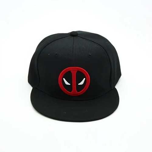 Deadpool Wide Rim Snapback Hats. 2 Color Choices. Brand New. Awesome Quality. - Picture 4 of 16