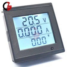 DC6-200V 20A Digital Voltmeter Ammeter Voltage Amp Current Meter Power Tester