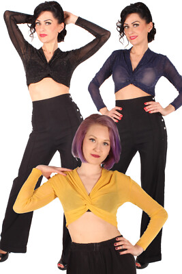 GORGLITTER Damen Sommer Top Mit Rüschen - Y2K Crop Top Mit Puffärmeln