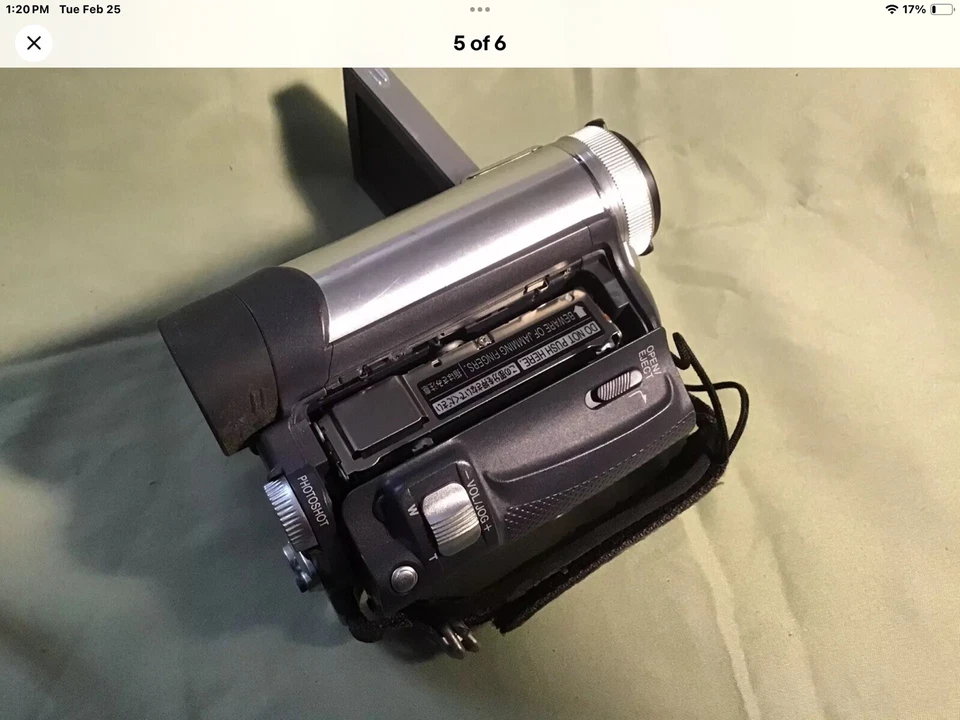 Panasonic Palmcorder MultiCam PV-GS15 Mini DV Camcorder -*3 - Image 4 of 4