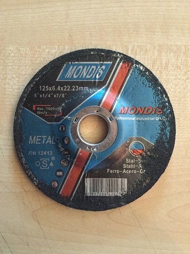 10 x Mondis 115mm 4.5" Grinding Discs Metal, Steel 10 x Mondis 115mm 4.5" Grinding Discs Metal, Steel