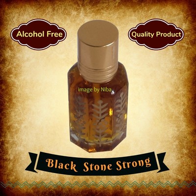Black Stone Strong Attar Arabian Middle Eastern Perfume