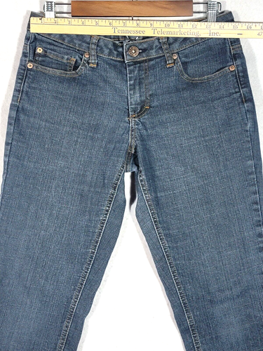Mixit Size 8 Womans Capri Jeans Blue EUC - Picture 4 of 9