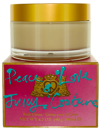 Peace, Love & Juicy by Juicy Couture For Women Body Cream 6.7oz New In Box - 第 1/1 張圖片
