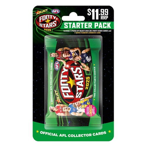 2025 AFL Footy Stars Starter Pack Box (20 Pack) - Picture 2 of 3